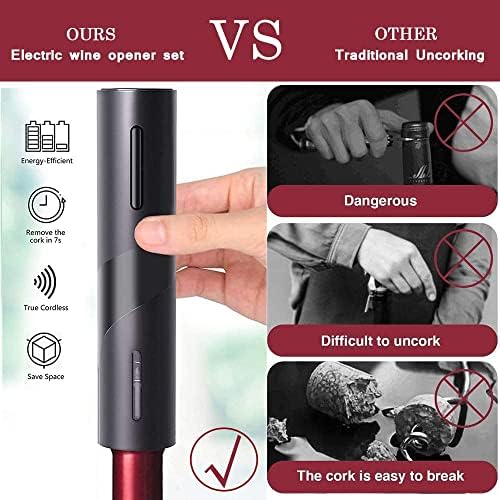 4 in 1 USB Rechargeable Electric Wine Opener Set