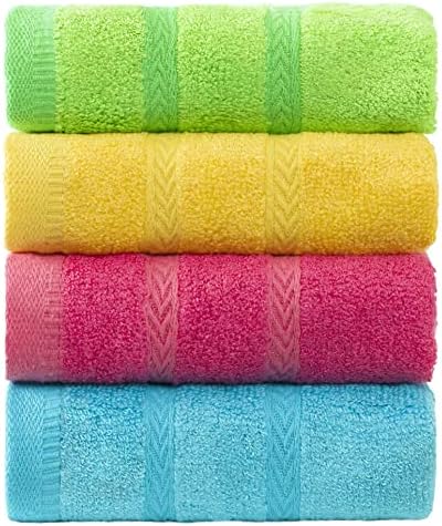 MEMRUI Multicolor Fingertip Towels 4 Pack