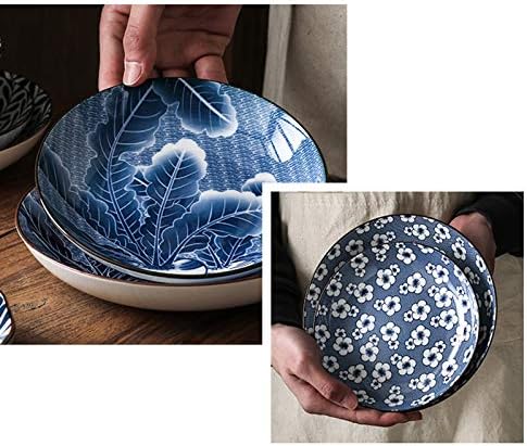 Gegong 12 Inch Fish Plate Blue White Porcelain Serving Plate