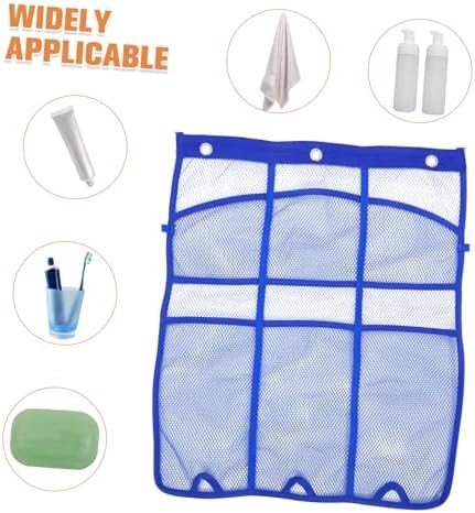 Bath Storage Bag Hanging Mesh Organizer for Shower and Bathroom Supplies