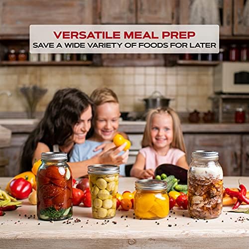 FORJARS Canning Lids and Rings 24Pcs Set