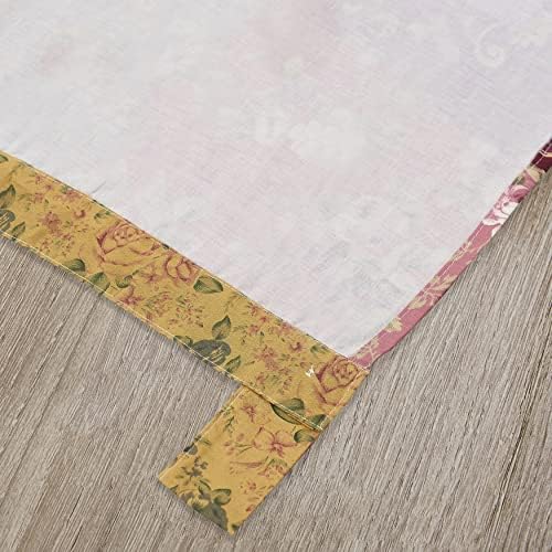 Greenland Home Patchwork Curtain Panel Set 84x84 Inches