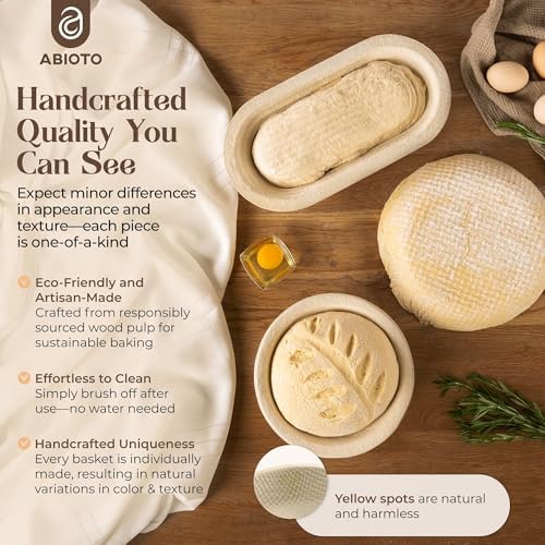 13 Inch Oval Wood Pulp Banneton Proofing Basket - 15LB Capacity