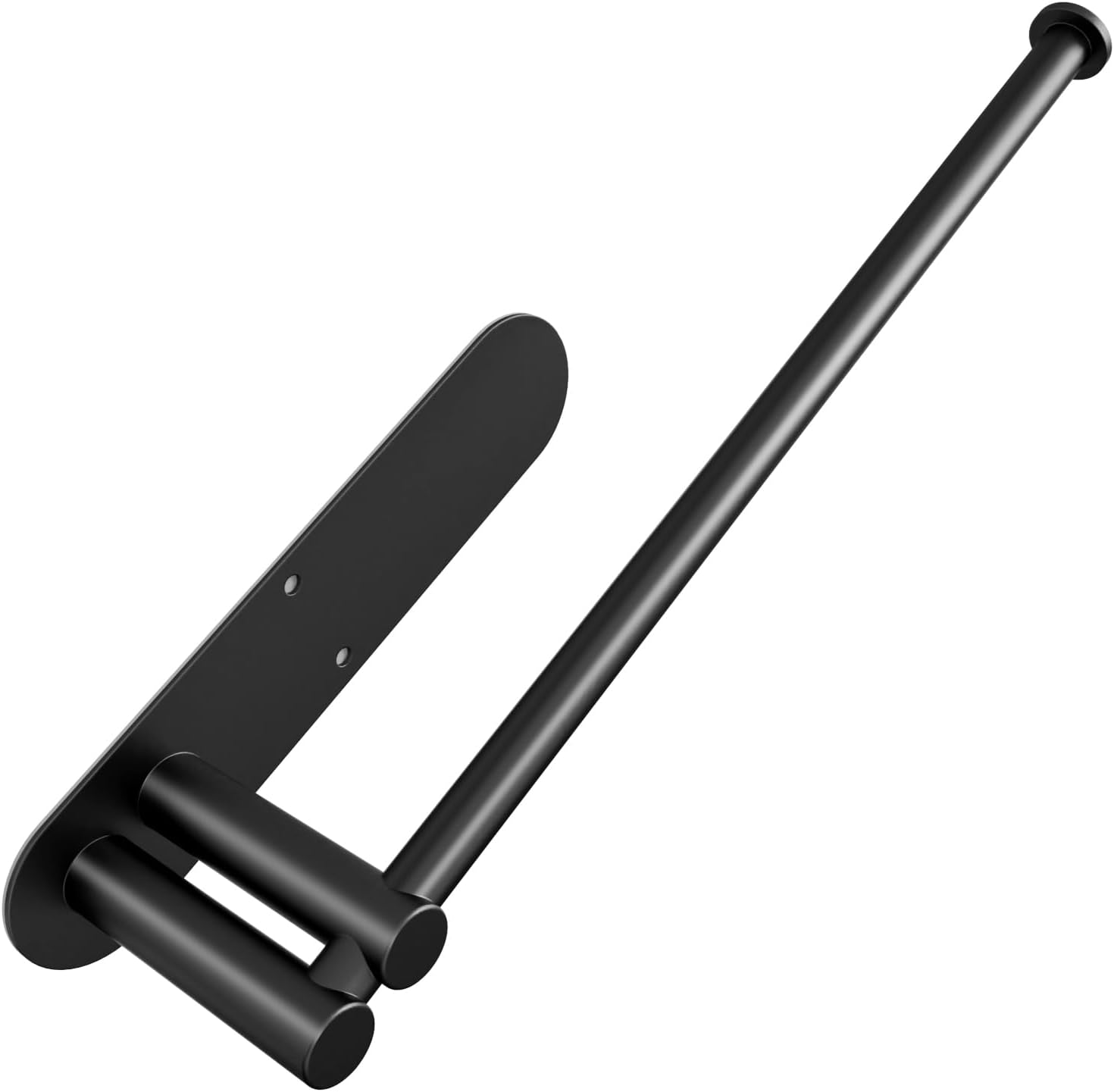 STWWO Under Cabinet Paper Towel Holder 13 Inch Matte Black
