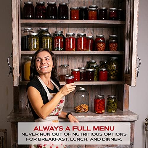 FORJARS Canning Lids and Rings 24Pcs Set