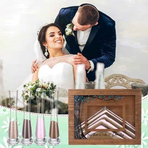 Qunclay Unity Sand Ceremony Kit Photo Frame