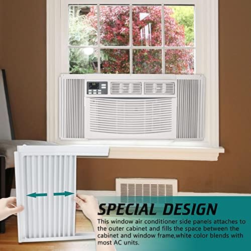 Daisypower Window AC Side Panels Curtain Kit with Frame