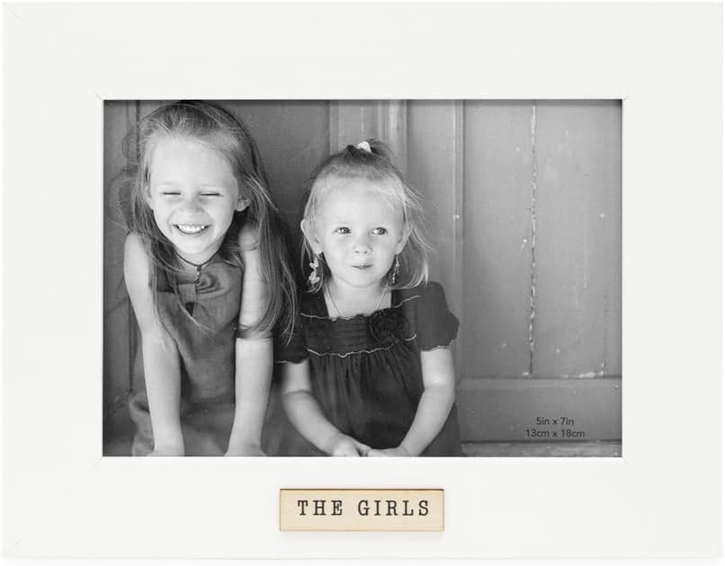 Isaac Jacobs 5x7 Wood Sentiment Frame The Girls