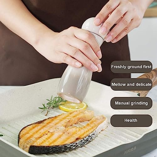 Salt and Pepper Grinder Set with Adjustable Ceramic Mill