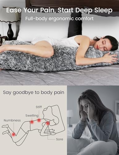ZonLi Fluffy Body Pillow for Adults and Pregnancy