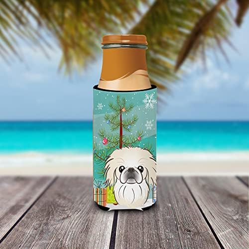 Carolines Treasures Christmas Tree Can Cooler for Slim Cans