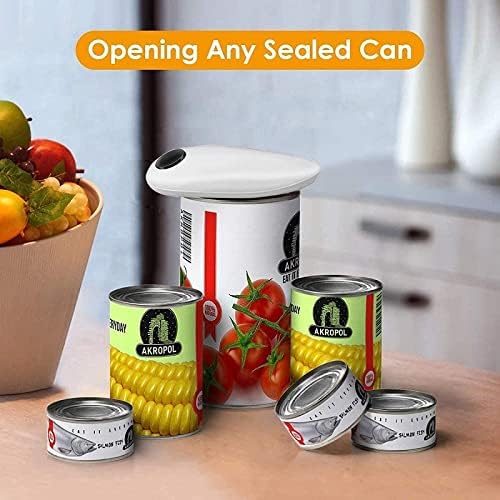 Electric Can Opener with Magnetic Lid Lifter