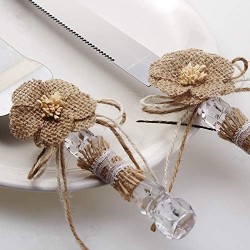 Tang Song Rustic Wedding Cake Knife and Serving Set