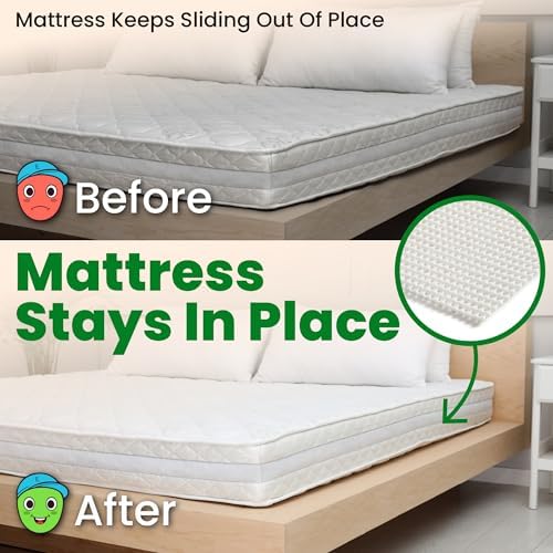ECOHomes Non Slip Mattress Gripper Pad for Twin Size
