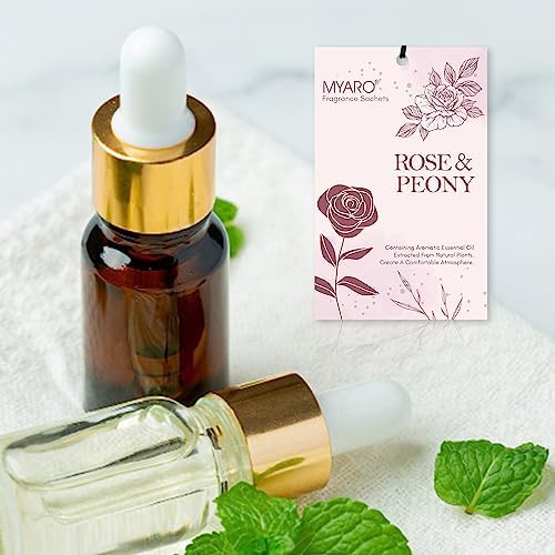 MYARO 12PCS Scented Sachets for Closet Drawer Freshness