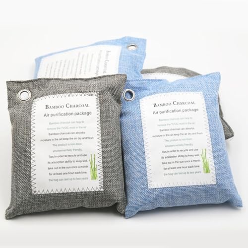 Charcoal Shoe Deodorizer Bag 500g Gray