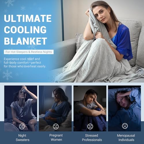 Elegear Cooling Blanket Twin for Hot Sleepers