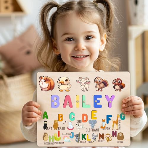 Personalized Wooden Name Puzzle For Kids
