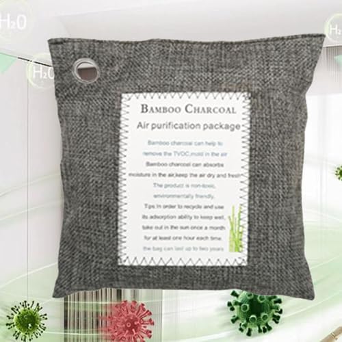 Charcoal Shoe Deodorizer Bag 500g Gray