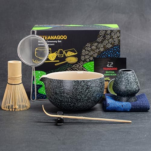 TEANAGOO 7-Piece Matcha Whisk Set for Ceremony