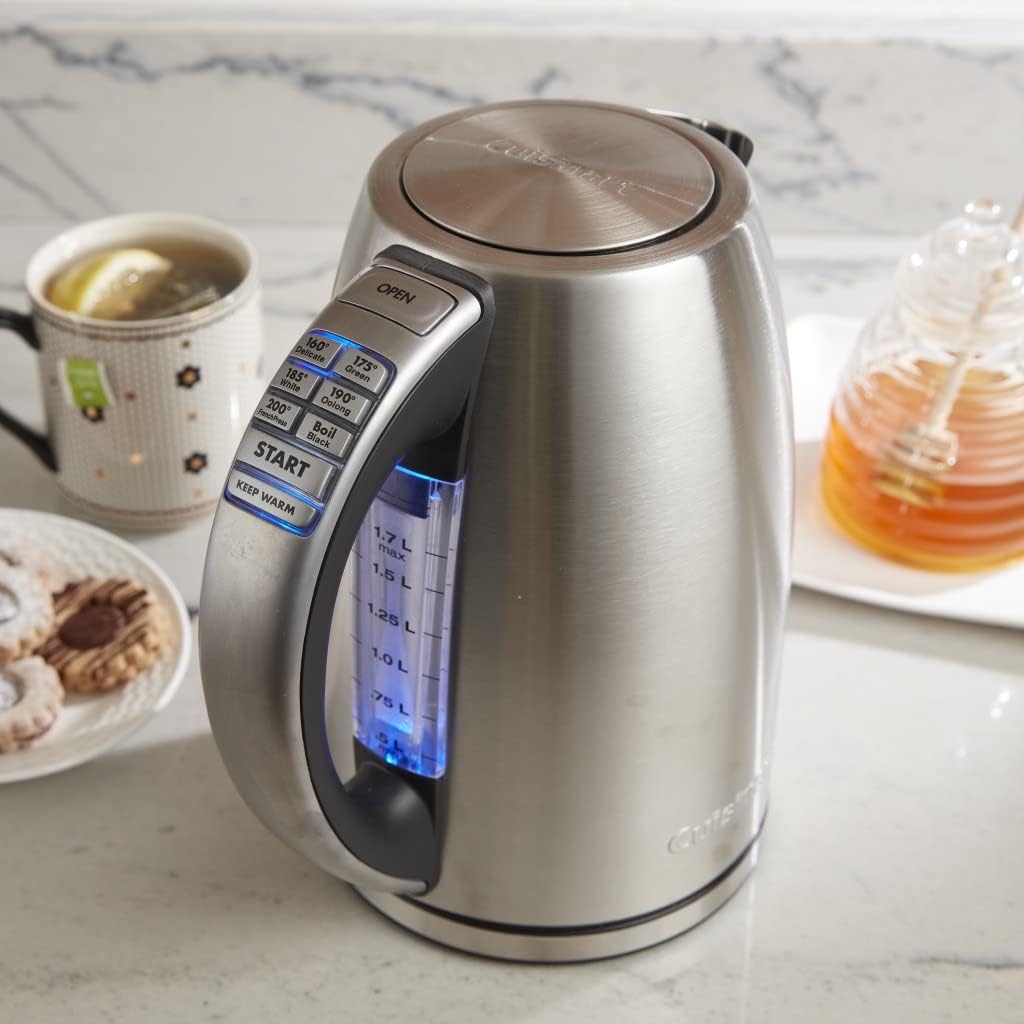 Cuisinart 17 Liter Electric Kettle with 6 Preset Temperatures and Can Opener