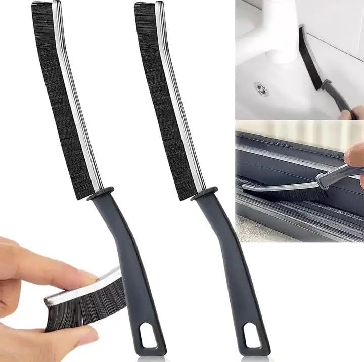 Deep Crevice Cleaning Brush - Multi-Use Bristle Tool for Small Spaces