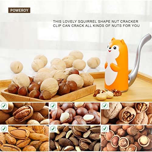 Poweroy Nut Crackers with Squirrel Clip Yellow