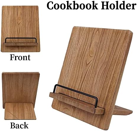 Wood Cookbook Stand for Kitchen Use