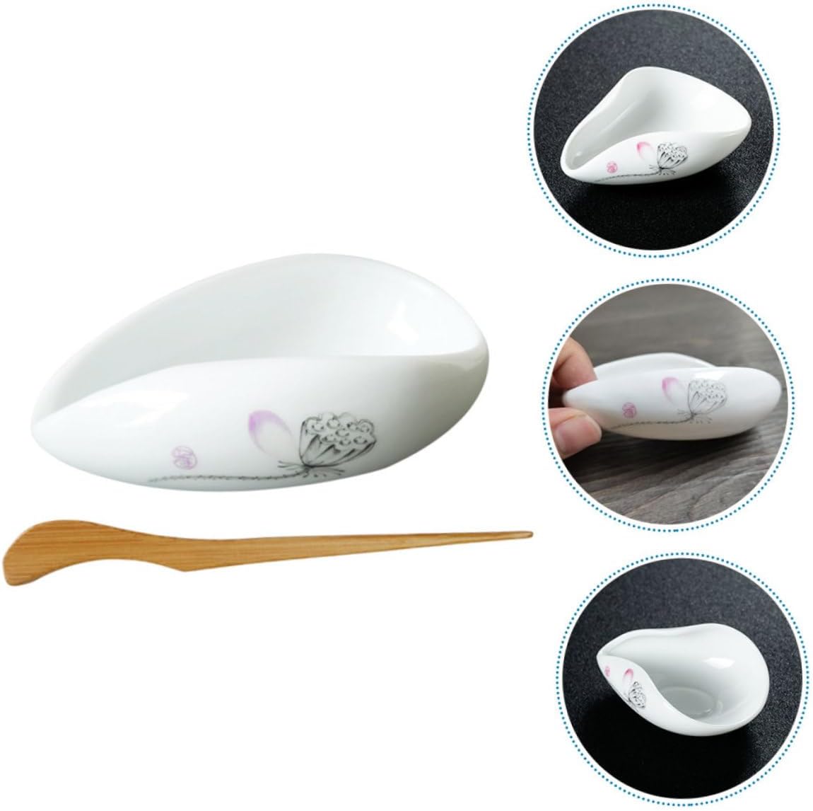 Ceramic Tea Scoop Set for Loose Tea and Coffee