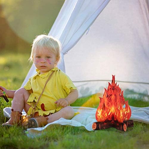 Boao 2 Set Fake Fire Campfire Centerpiece Decor