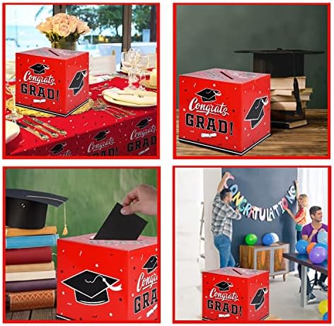 Gatherfun Graduation Card Box 2025 Red
