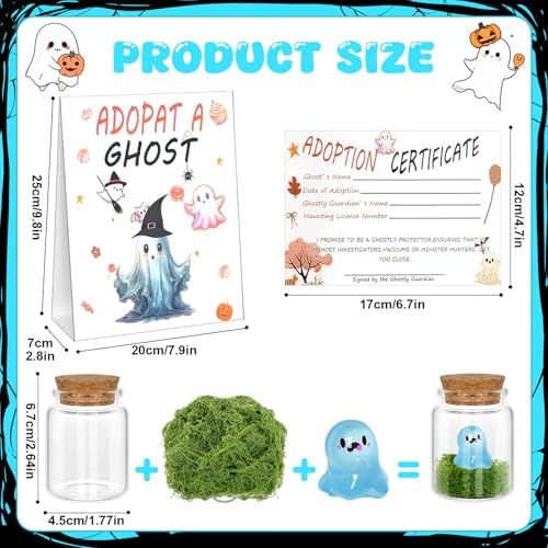 38 Pcs Adopt a Ghost Halloween Party Favors Decor