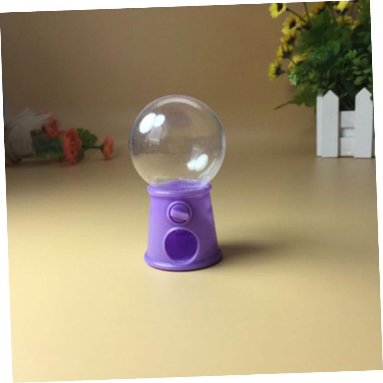 Unomor 6Pcs Mini Gumball Machine Candy Dispenser
