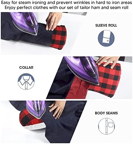 2Pcs Tailors Ham for Pressing Body Seams and Curves