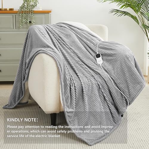 Homemate Heated Blanket Electric Throw 50x60 Inches