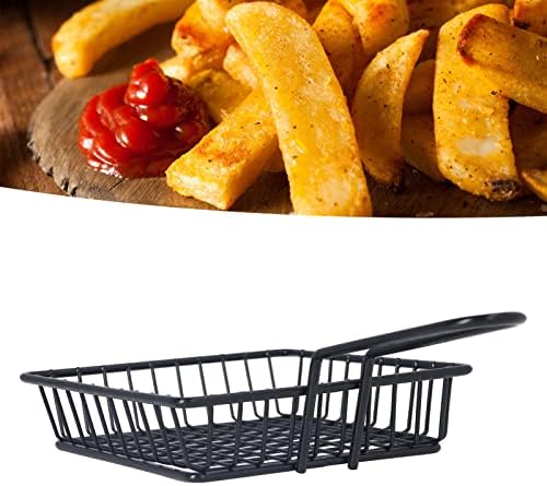 Tnfeeon Stainless Steel French Fry Holder with Handle