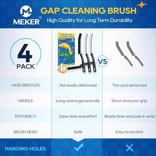MEKER Crevice Cleaning Brush 4 PCS Set