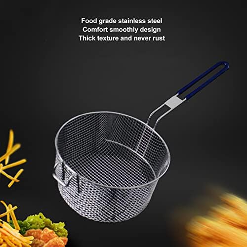 Zerodis Deep Fry Basket Stainless Steel Reusable