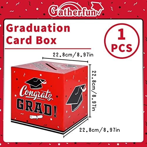 Gatherfun Graduation Card Box 2025 Red