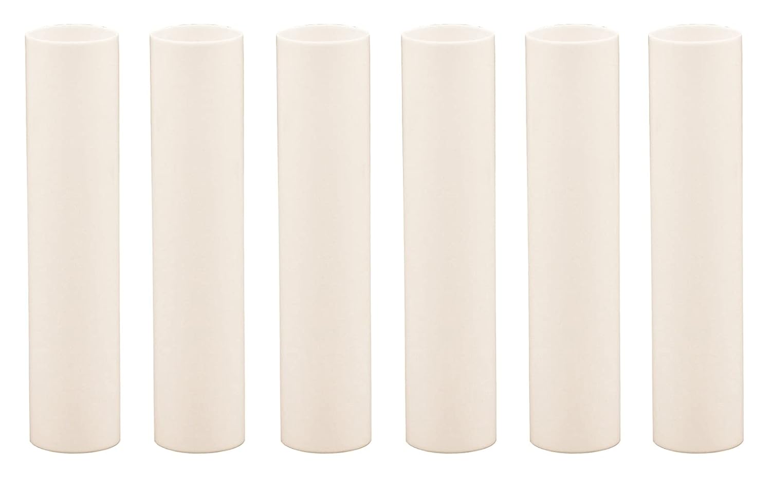 Creative Hobbies 4 Inch Cream Candle Sleeves Set of 6