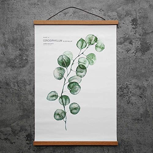 FALAMON Teak Wood Magnetic Poster Frame Hanger
