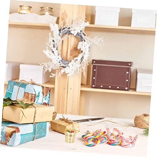 Unomor 10pcs Mini Snack Buckets Wedding Candy Boxes with Handle Party Supplies