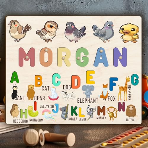 Personalized Wooden Name Puzzle for Kids 1