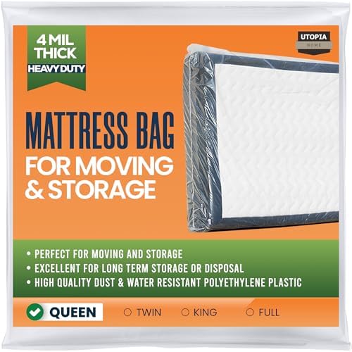 Utopia Home Queen Size Mattress Bag 4 Mil Heavy Duty