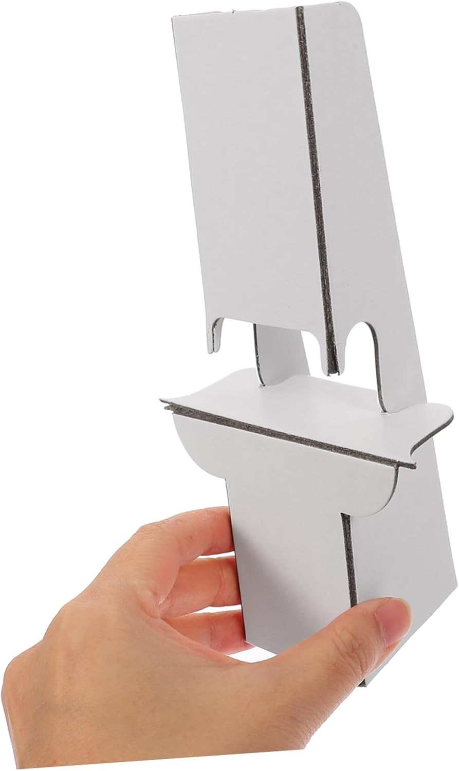 Angoily 12pcs Cardboard Display Easel Stand for Signs and Photos