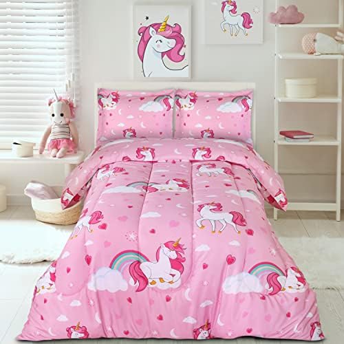 Utopia Bedding Unicorn Comforter Set Twin Size
