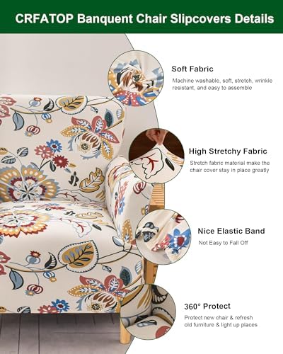 CRFATOP Stretchable Armchair Slipcover with Arms