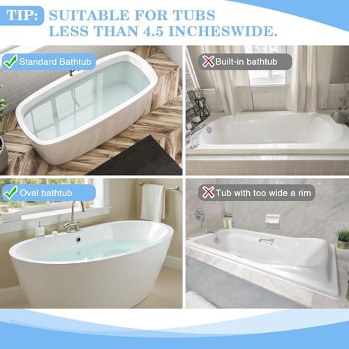 Wenai Large 2-Compartment Bath Toy Organizer