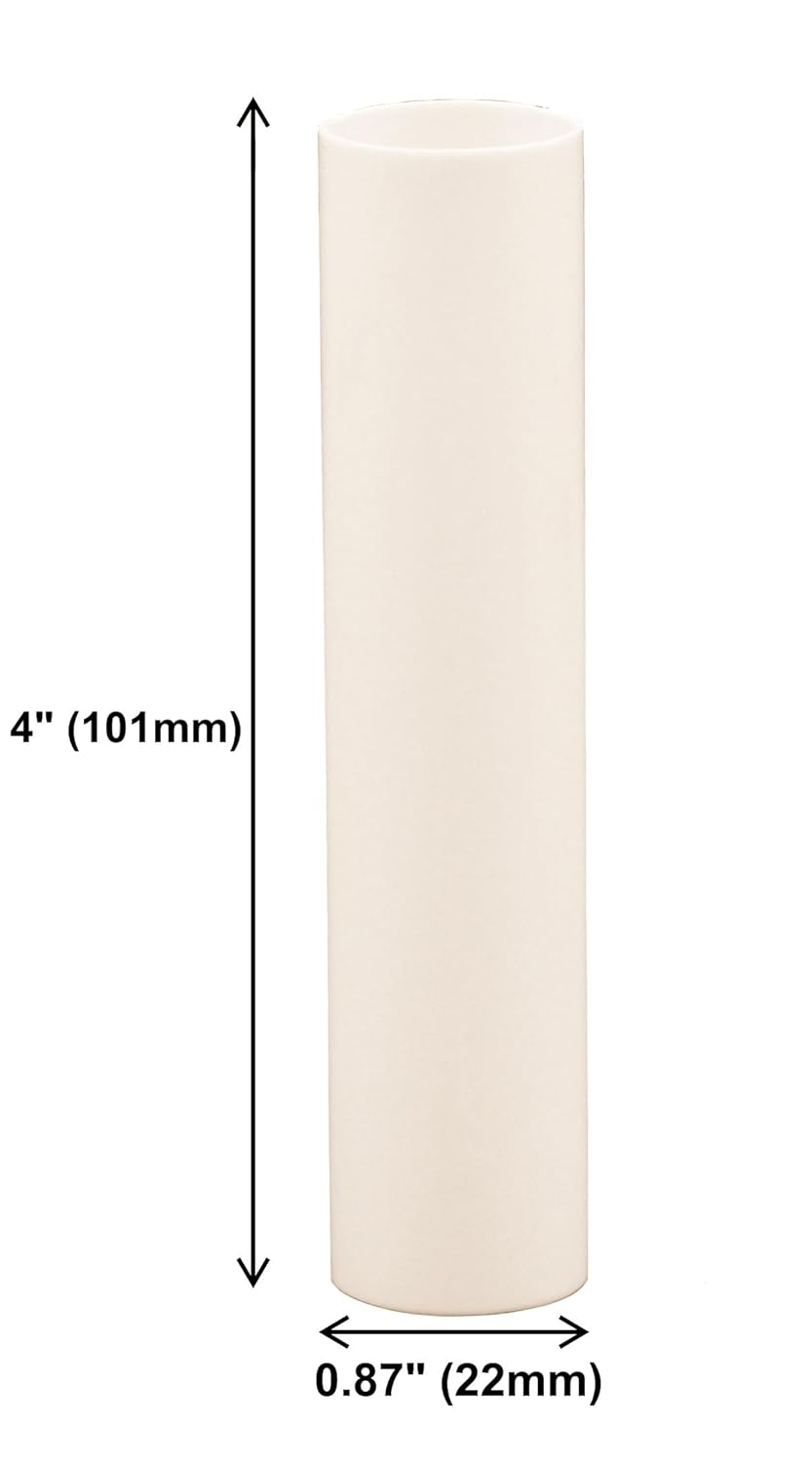 Creative Hobbies 4 Inch Cream Candle Sleeves Set of 6