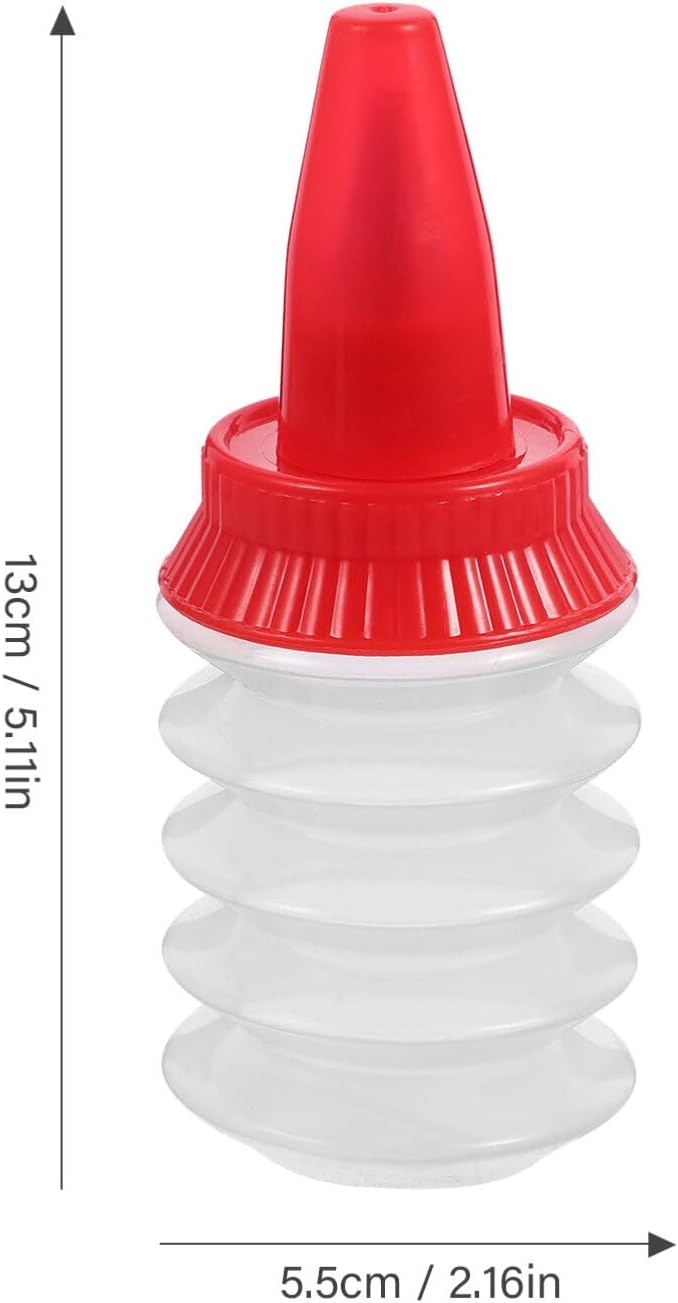 STOBAZA Icing Decorator Bottles 2Pcs with Tips